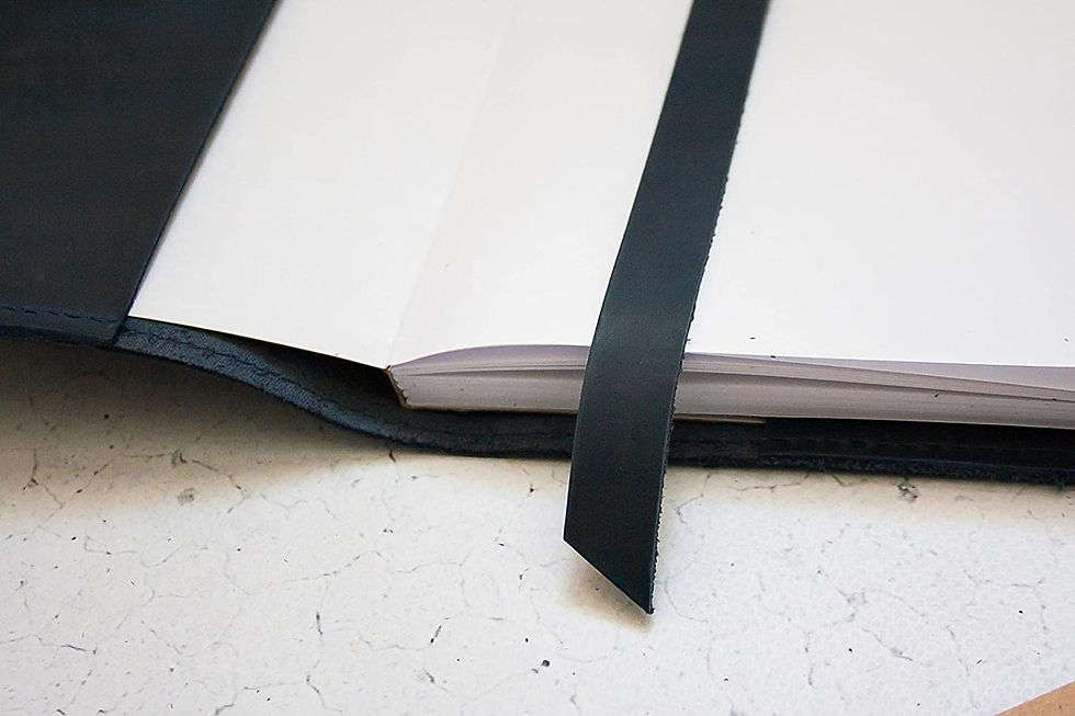 Thumbnail: INNAXA Handmade Leather Journal Refillable Notebook Cover A5 Size, Travel Journa