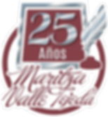 logo de 25 años de Maritza Valle Tejeda