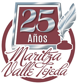 logo de 25 años de Maritza Valle Tejeda
