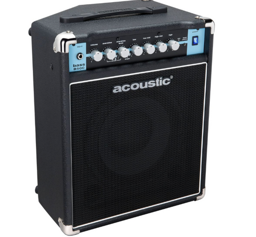 Acoustic B50C 1X10 50W Bass Combo With Tilt-Back Cab Black