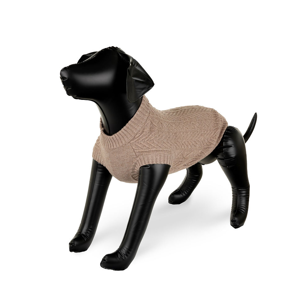 Miniatura: Sweter, dla psa, brązowy