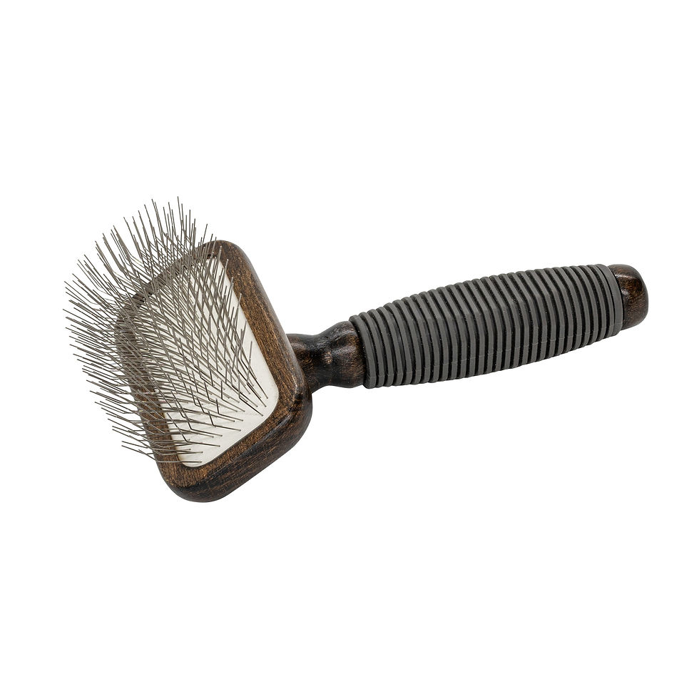 Thumbnail: Ekskluzywna Brush pudlowka prostokatna,for pets,beech wood,stal
