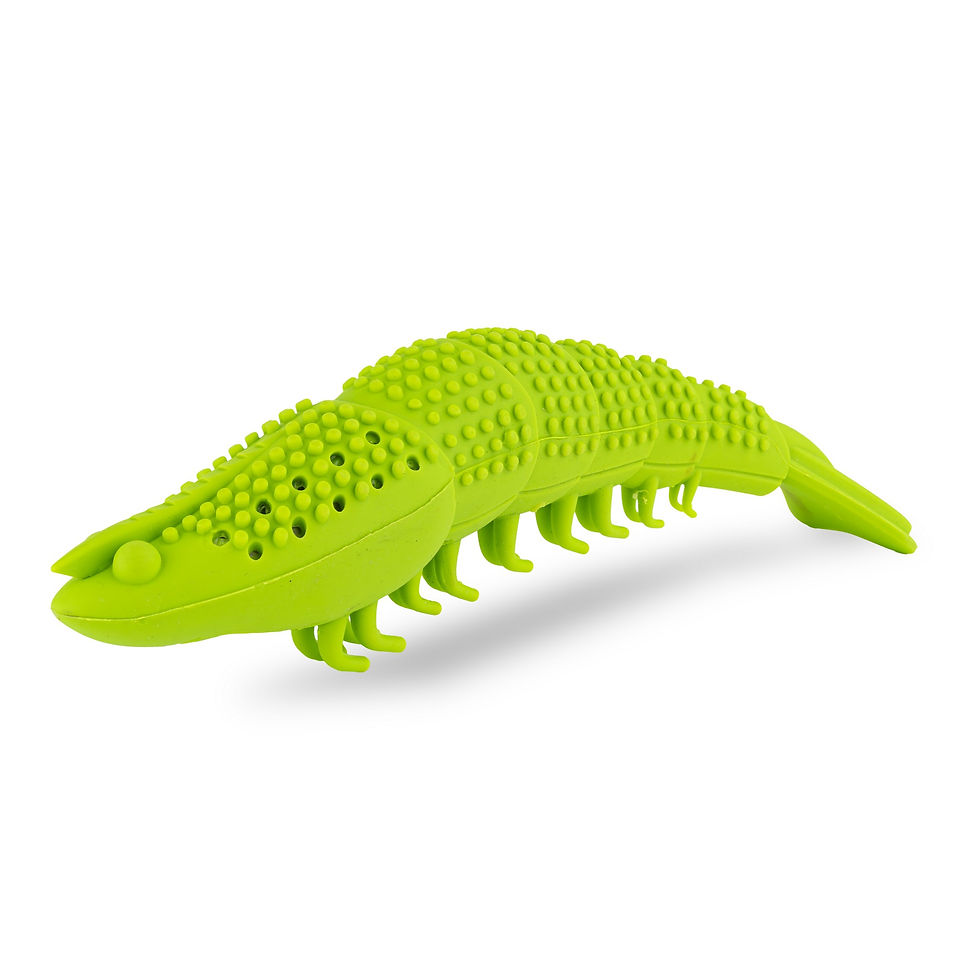 Thumbnail: Toy,for cats,shrimp,rubber,16 cm,do czyszczenia teeth,with catnip