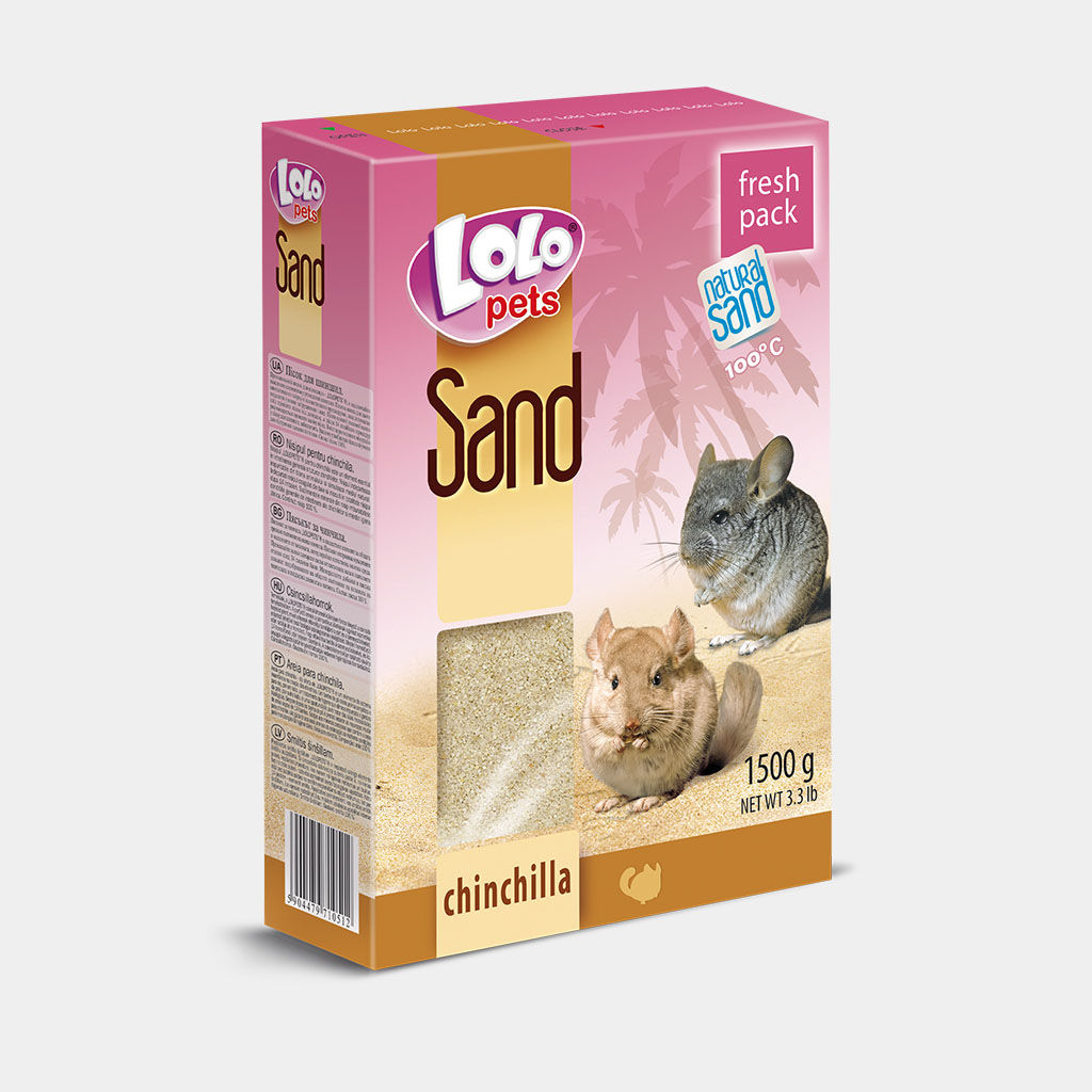 Sand for chinchillas, 1.5 kg