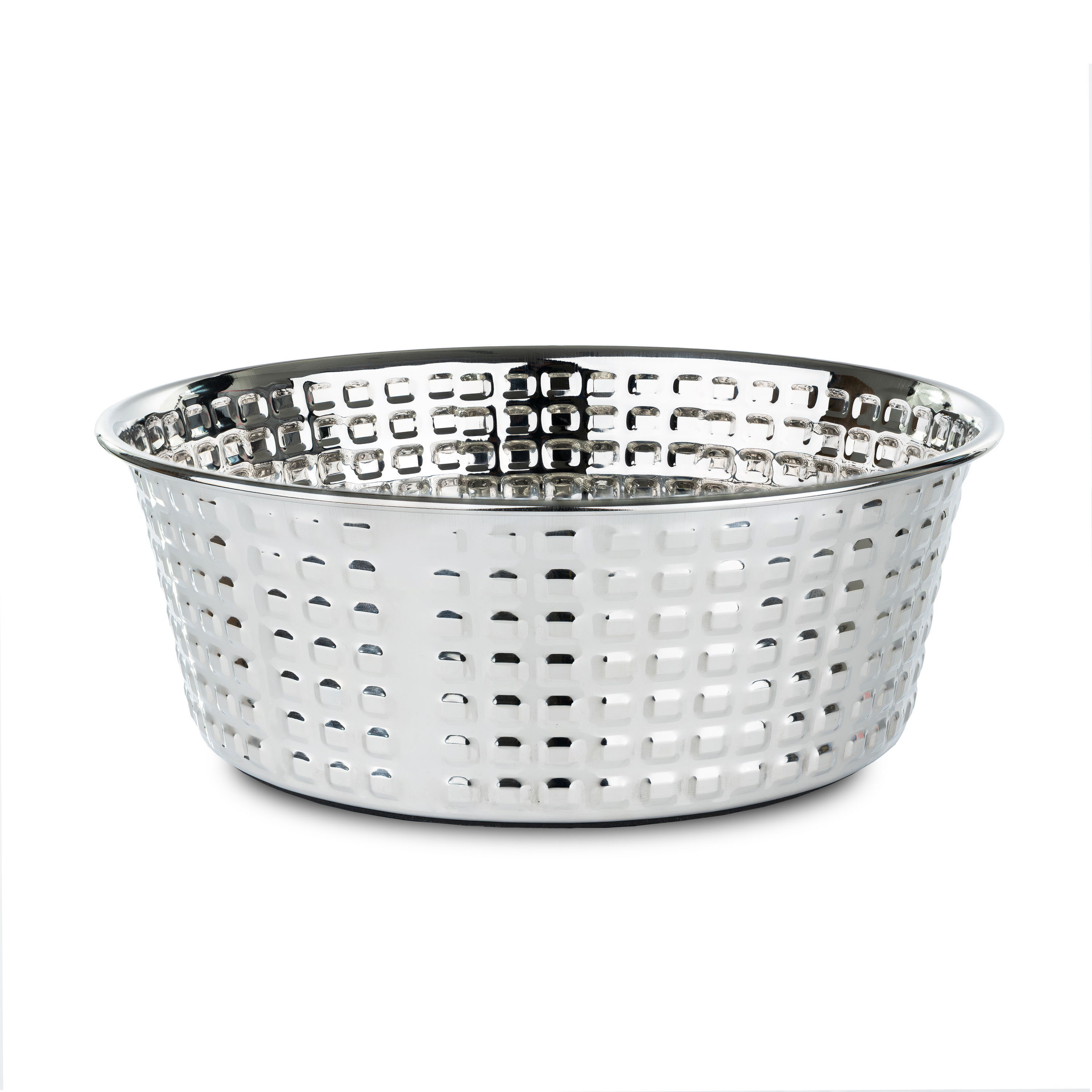 Bowl z motywem kwadratu z non-slip powierzchnia 25 cm 2.8 l