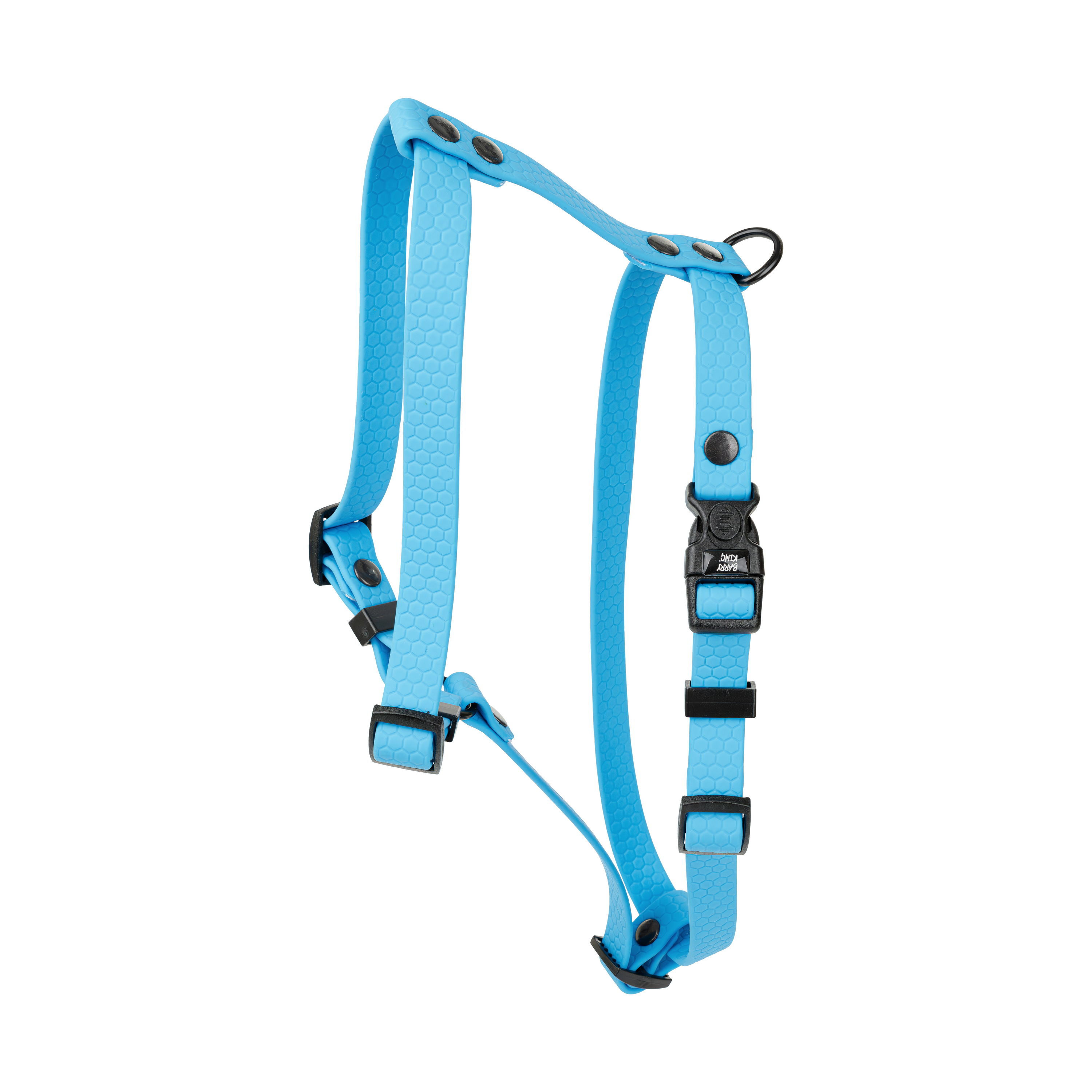 Dog harness z wytrzysmallj gumy,blue,16mm/ 30-60cm