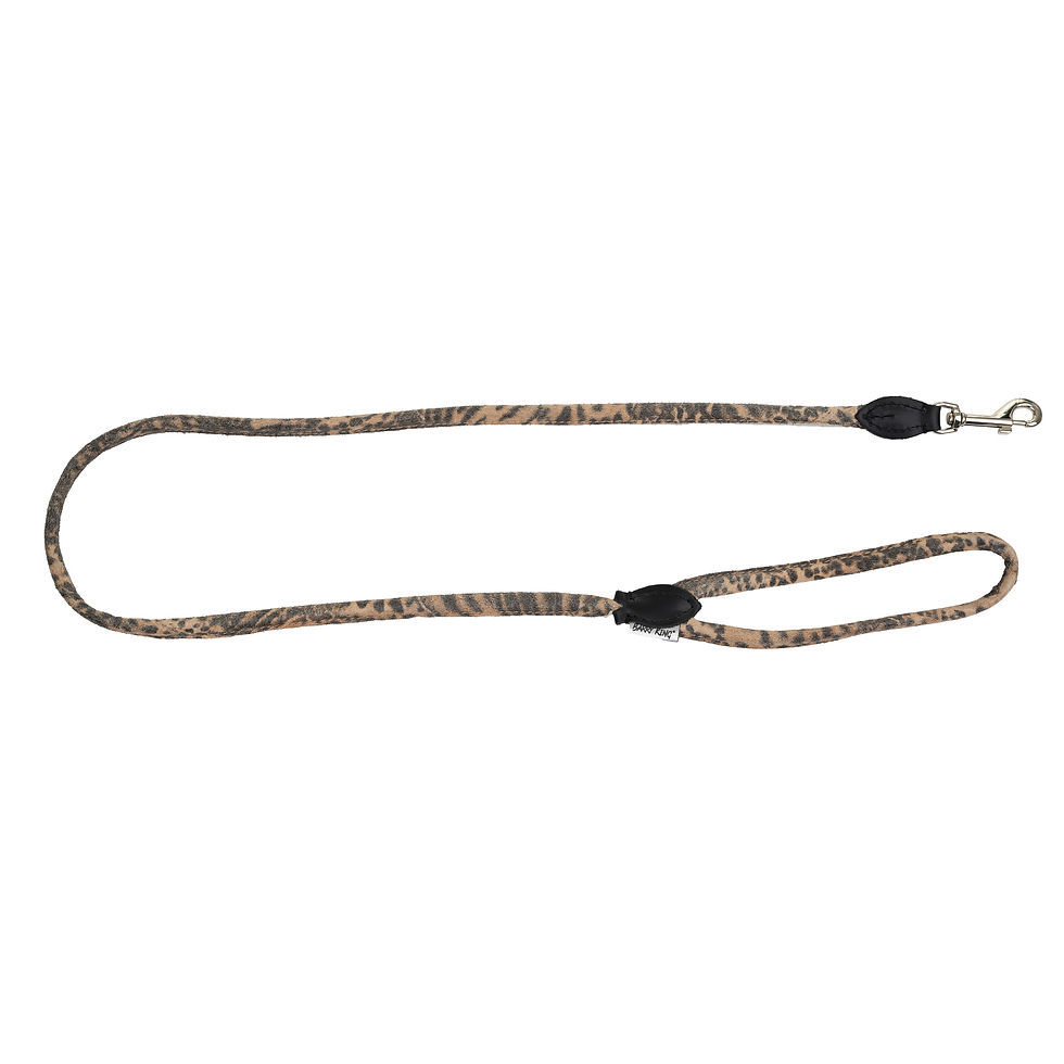 Thumbnail: Dog leash,pattern CHEETAH,round
