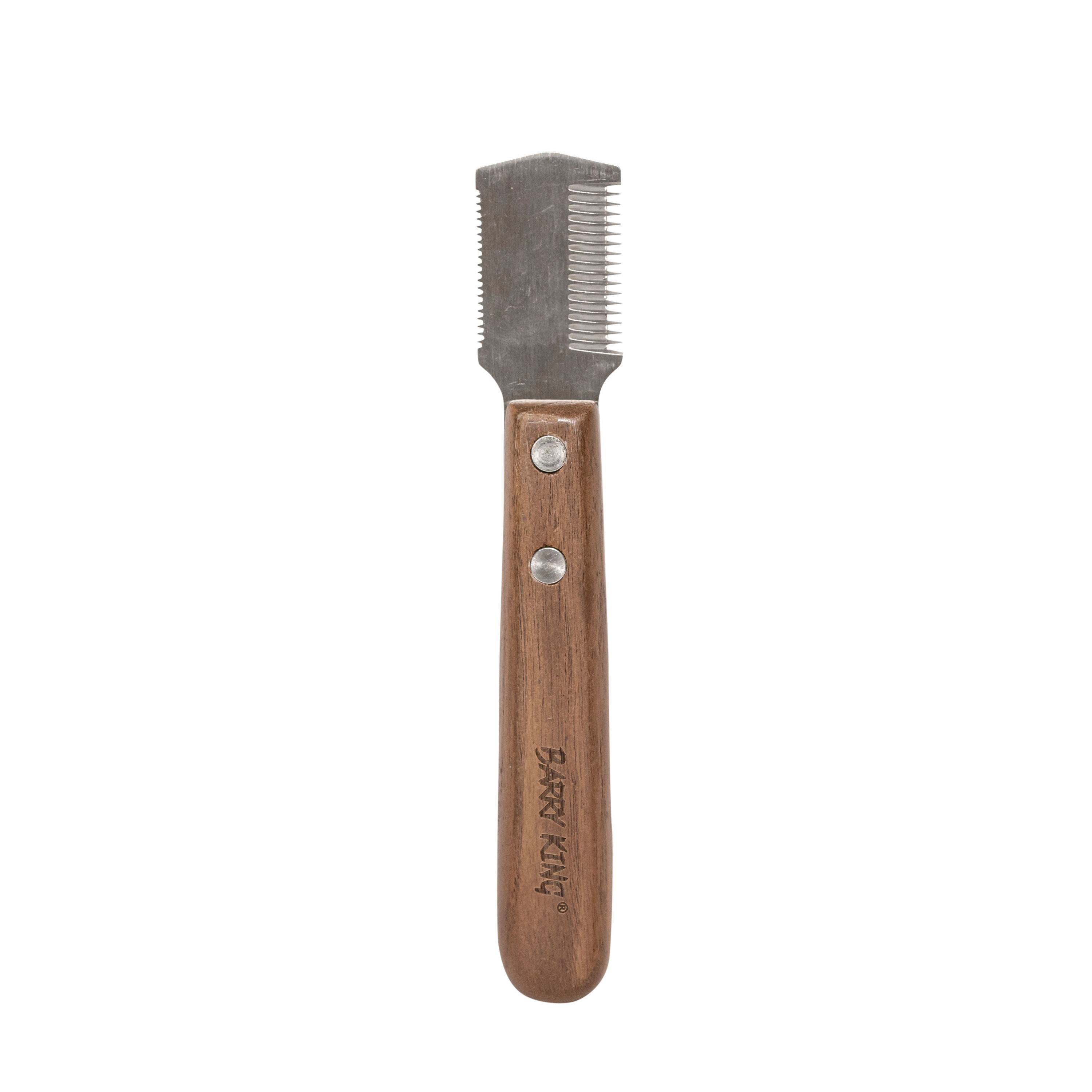 Ekskluzywny Trimmer tradycyjny for pets,reversible,drewno orzechowe,stal