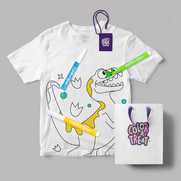 Brand identity and packaging design for Color-A-Treat, by Laura Soto Salazar