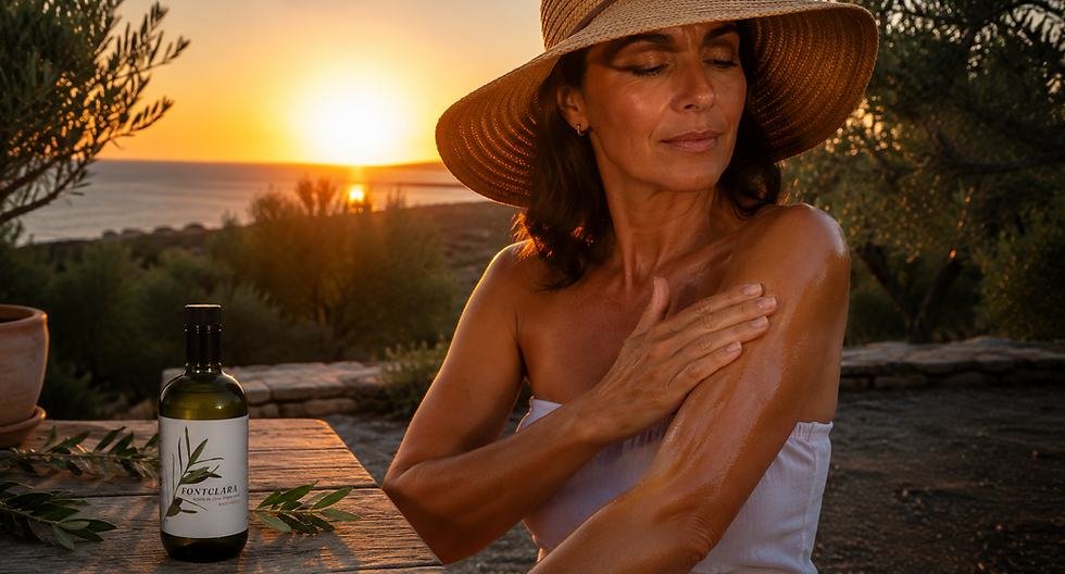 Warum Ihre Haut im Sommer Cholesterin braucht – und wie hochwertiges Olivenöl vor UV-Schäden schützen kann