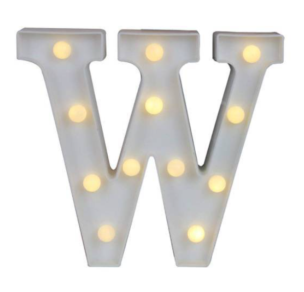 White table Light - 22cm