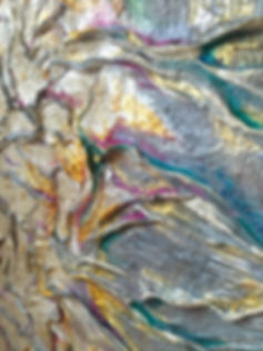 abstract grey white painting