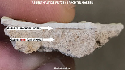 Asbesthaltige Putze - Ein Blankoscheck für jeden Abbrecher und Schadstoffsanierer