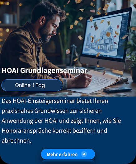 HOAI Seminar für Einsteiger