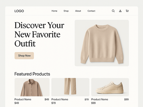 E-Commerce Storefront Design