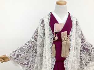レース打掛コーディネート