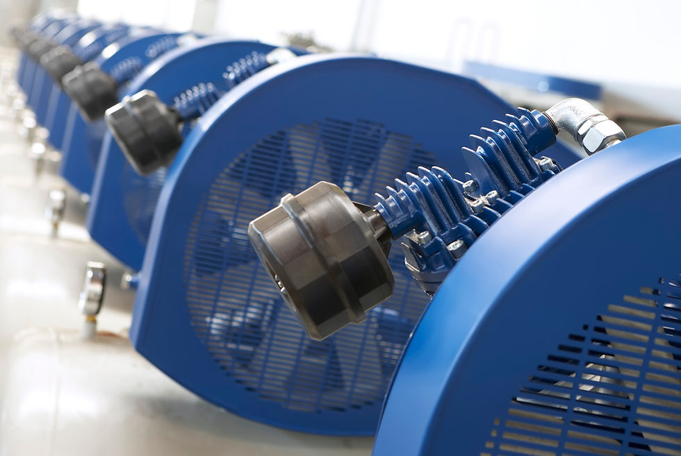 Industrial Blue Machinery