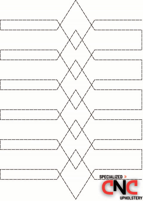 pattern 07 -  stacked diamonds