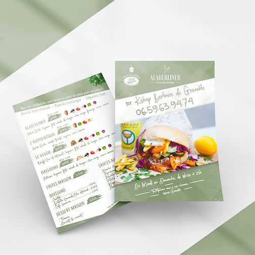 Création de flyers pour Alaberliner