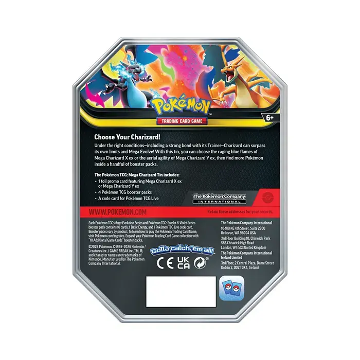 Thumbnail: Mega Charizard Tin - Back