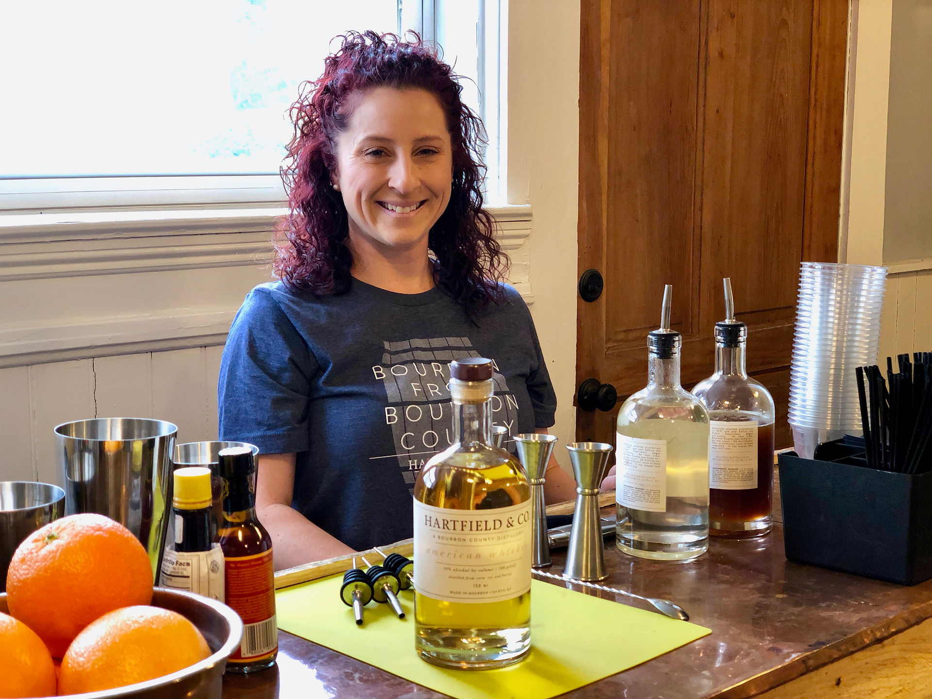 Hartfield & Co. offer locally produced cocktails! It's not a true Kentucky celebration without bourbon!