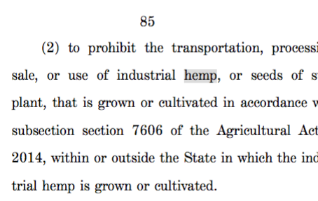 Senate Appropriations Committee approves two bills with hemp provisions