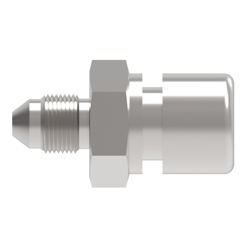 Steel S.A.E. 37° Male Flare to Female Inverted Flare