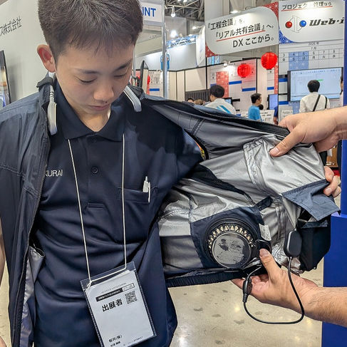 ウェアコン用ファンベスト正面