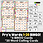 Thumbnail: Fry's Sight Words 1-20 Bingo Game, 6 Bingo Cards, 20 Word Calling Cards