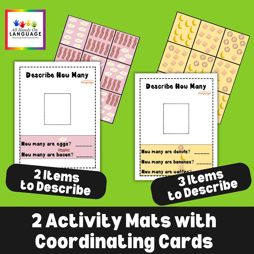 Describing Quantities Interactive Activity Set: None, One, Some, Half ...