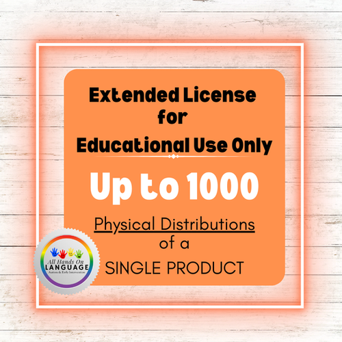 Extended License Agreement Up To 1000 Distributions, Educational Use ...