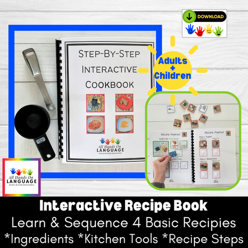 Step-By-Step Interactive Cookbook, Sequence 4 Recipes, Autism Life ...