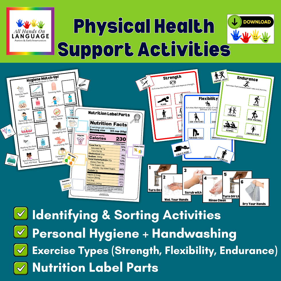 Thumbnail: Special Education Physical Health: Interactive Support Activities