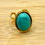 Miniature : Bague cabochon pierre naturelle