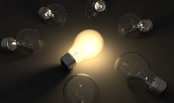 Illuminated Light Bulb
