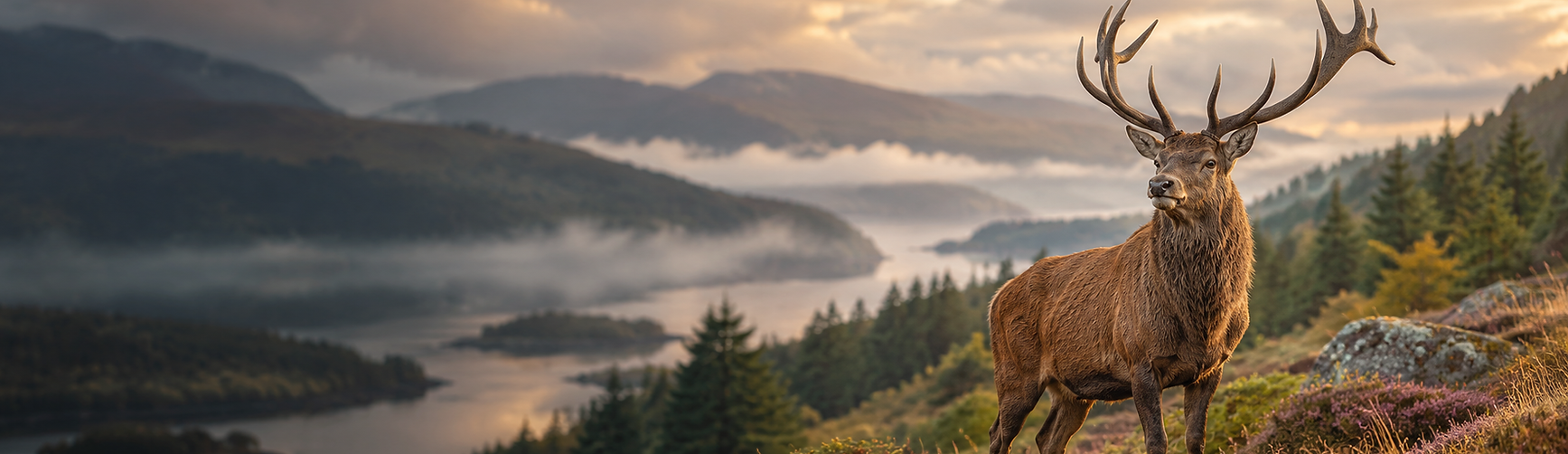 Red stag in misty Cowal.png