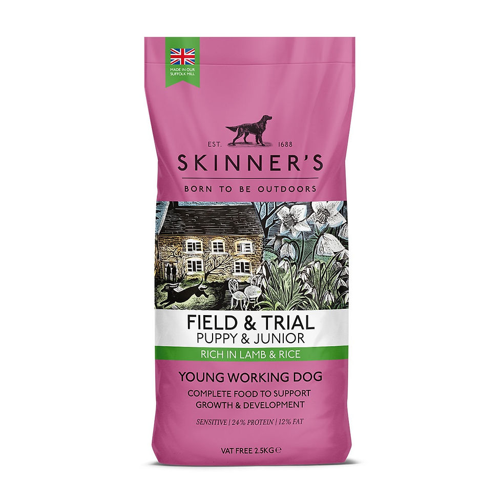 SKINNERS FIELD & TRIAL PUPPY & JUNIOR LAMB & RICE