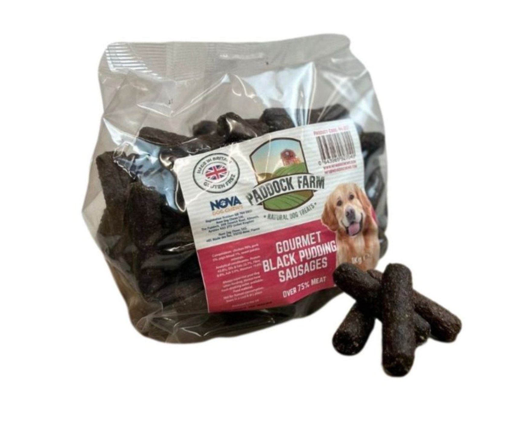PADDOCK FARM GOURMET BLACK PUDDING SAUSAGES