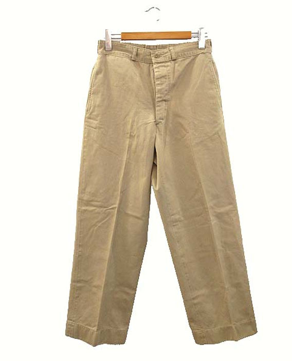 ビンテージ 50s USMC チノトラウザー チノパン 1957 コットンツイル ビンテージ 50s USMC チノトラウザー チノパン 1957 コットン