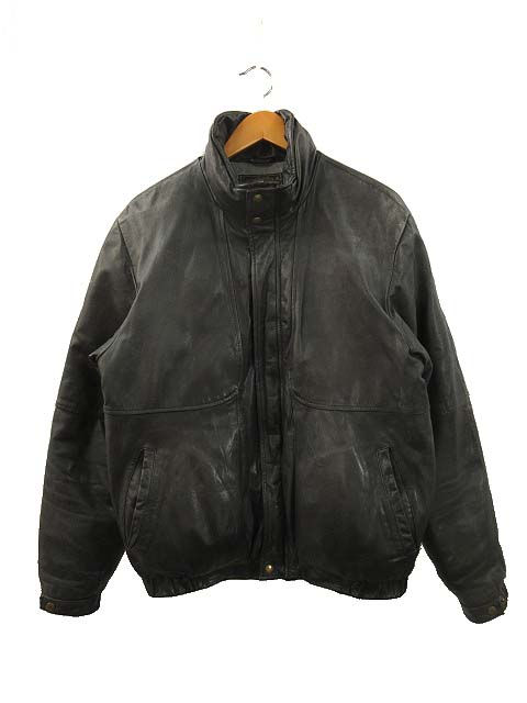 80's 90's Eddie Bauer レザーダウンジャケット