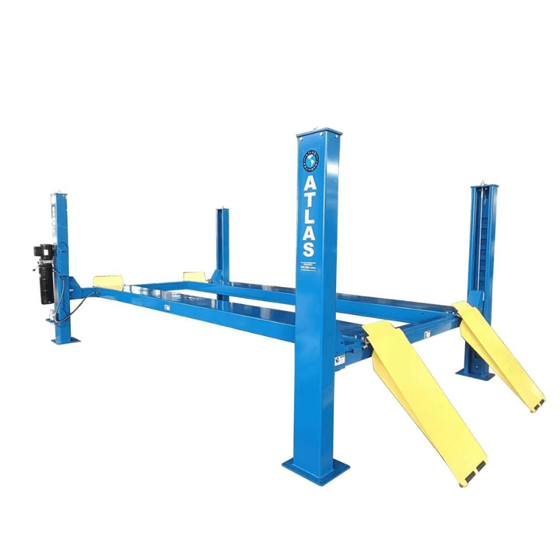 Atlas PRO14KCF-EXT-COMBO 14,000lb 4 Post Lift w/ (2) RJ8 Jacks