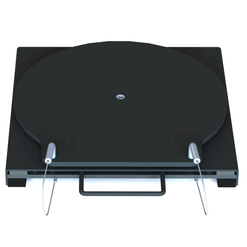 QSP 25-152 4500lbs Passenger Mild Steel Turn Plates (BLACK)