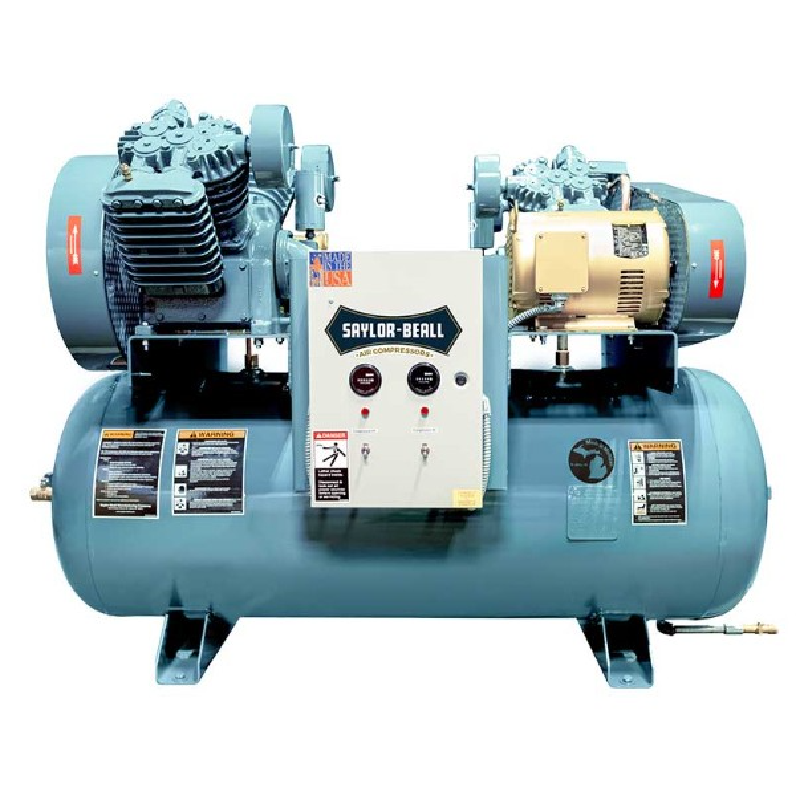 Saylor-Beall X-92520-FP 200 Gallon Performance Package Air Compressor - Duplex