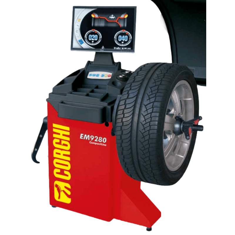 Corghi EM9280 CompactLine Manual Clamping Wheel Balancer