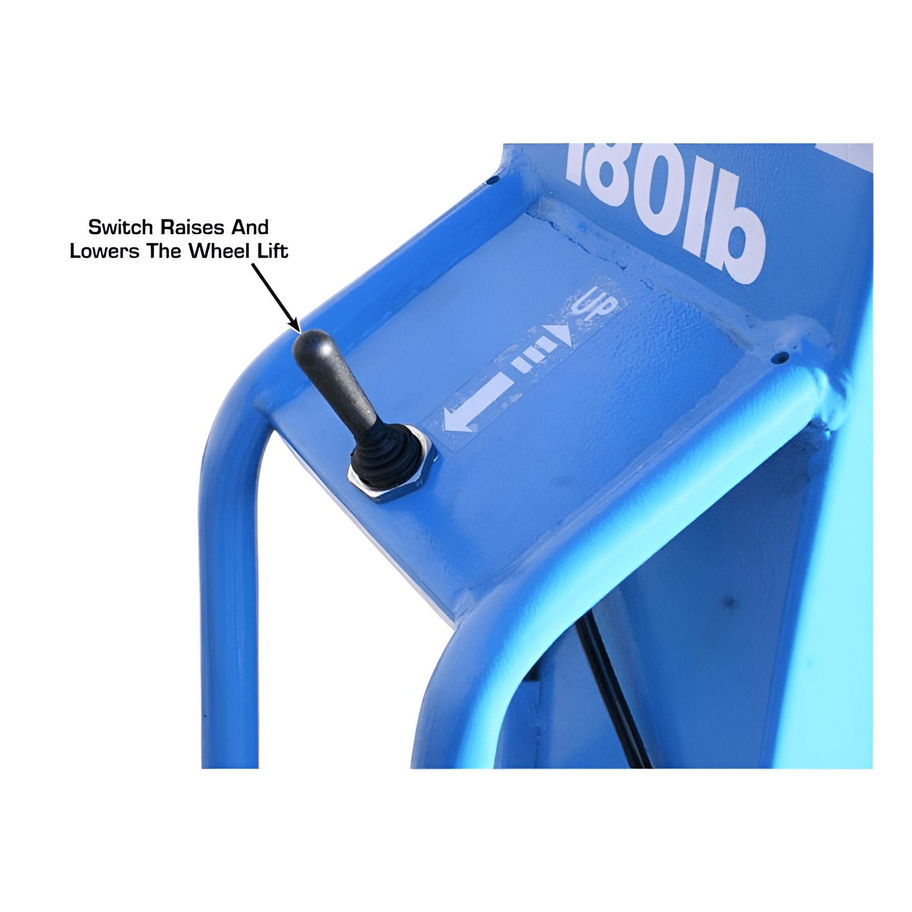 Atlas ATEATTC-AEZWL-2 Offset Pneumatic Portable Wheel Lift 180 lb. Capacity