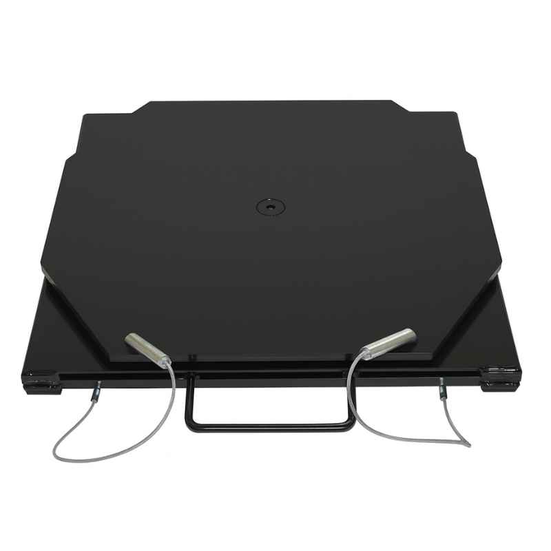 QSP 25-140-B 4500lbs Passenger Mild Steel Turn Plates