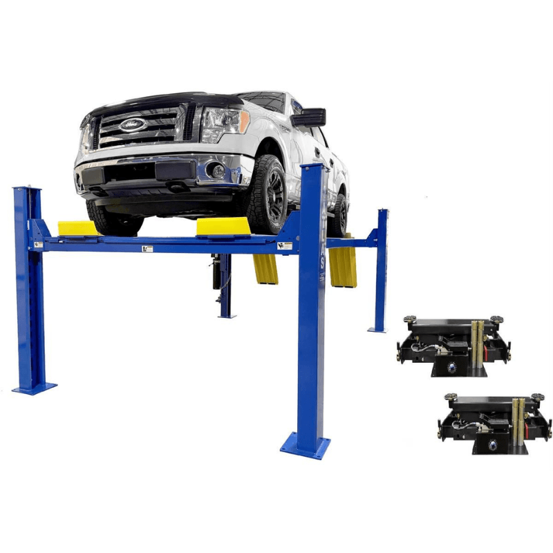Atlas PRO14KCF-EXT-COMBO 14,000lb 4 Post Lift w/ (2) RJ8 Jacks