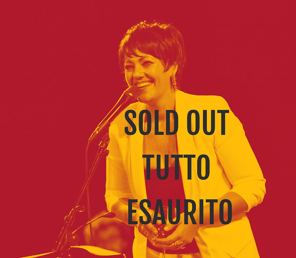 Stephanie Ocean Ghizzoni Quartet "Se Non Canto Non Vivo" TUTTO ESAURITO - SOLD OUT