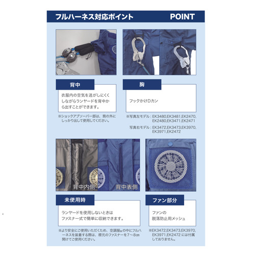 EIKO 鉄筋屋さんの空調服　4ファン　ハーネス対応　LLサイズ　剛肩 楽天市場】鉄筋屋さんの空調服 【剛肩フード4ファンハーネス対応