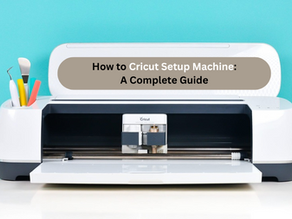 cricut setup machine